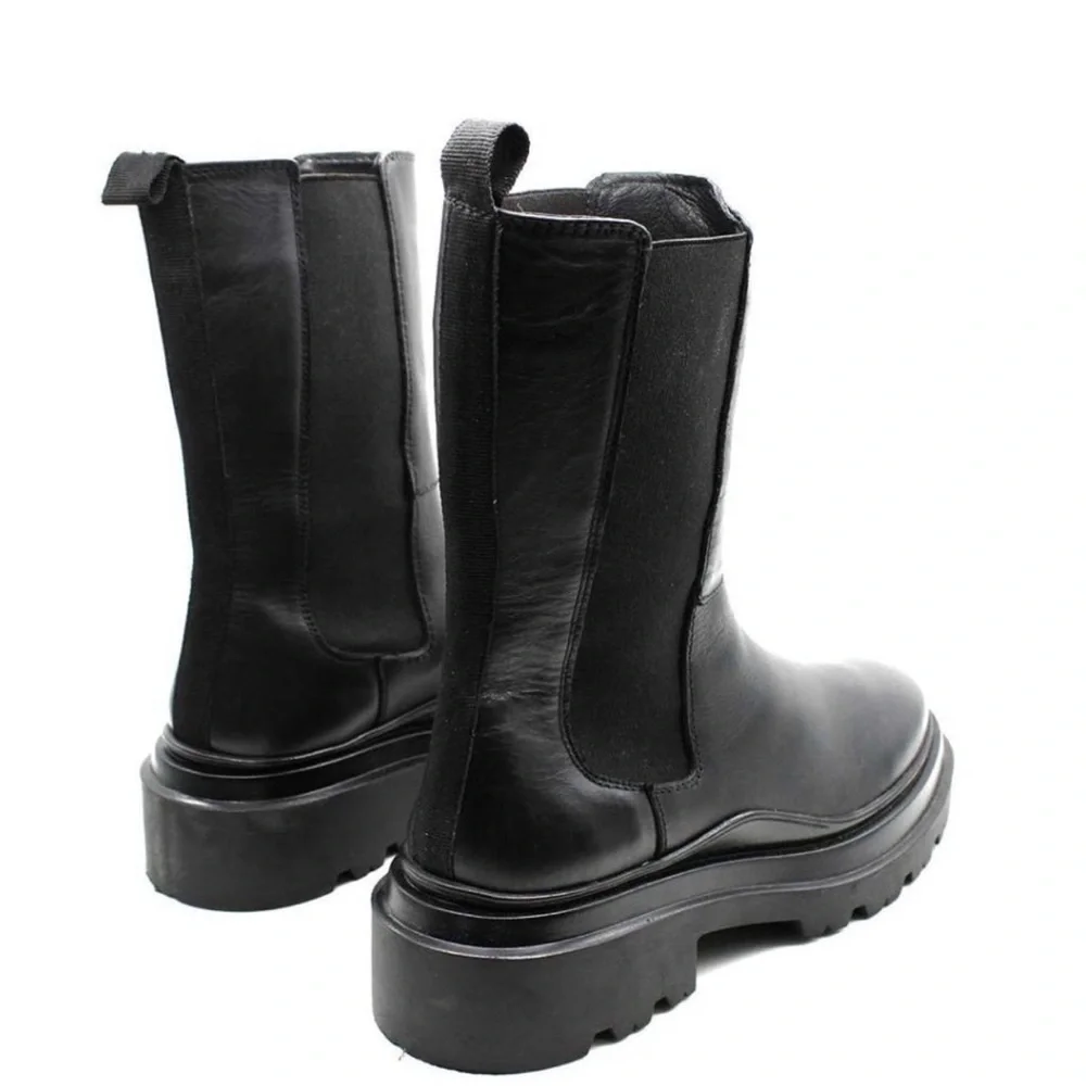 Aqua Black Ankle Boots - Picture 3 of 14